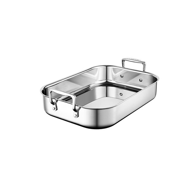 Stainless Steel Roasting Pan with Nonstick Rack Le Creuset® Official Site